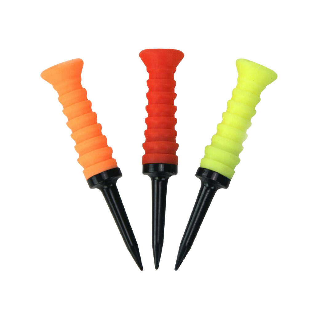 3PCS Golf Club Tees Golf Practice Equipment Golf Club Tee Random Colors