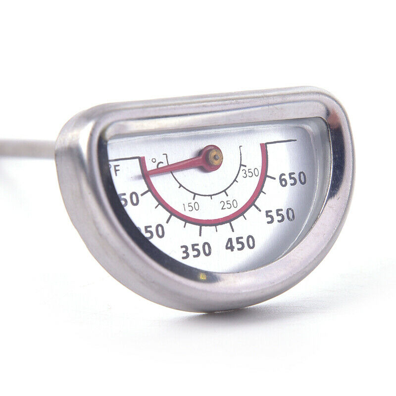 1pc Oven Thermometers Stainless Steel BBQ Thermometer Kitchen Baking To.l8