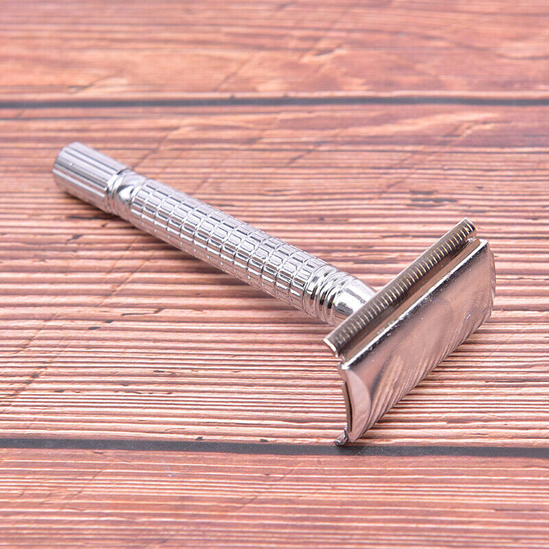 Double-Sided Stainless Steel Razor Blade Razor For Men 1 Blade Holder+10 .l8