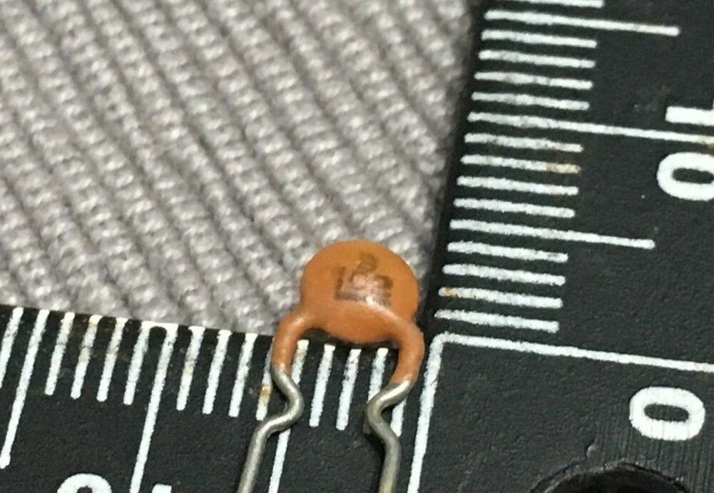 100pcs - 1000P (1000pF 1nF) Ceramic Capacitor NOS