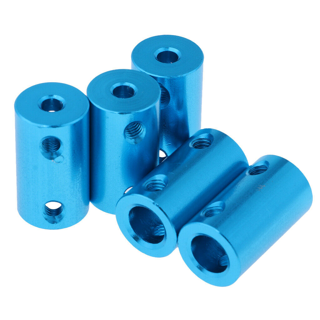 5x 4mm to 8mm Alloy Shaft Coupling Motor Coupler Connector for RC Car
