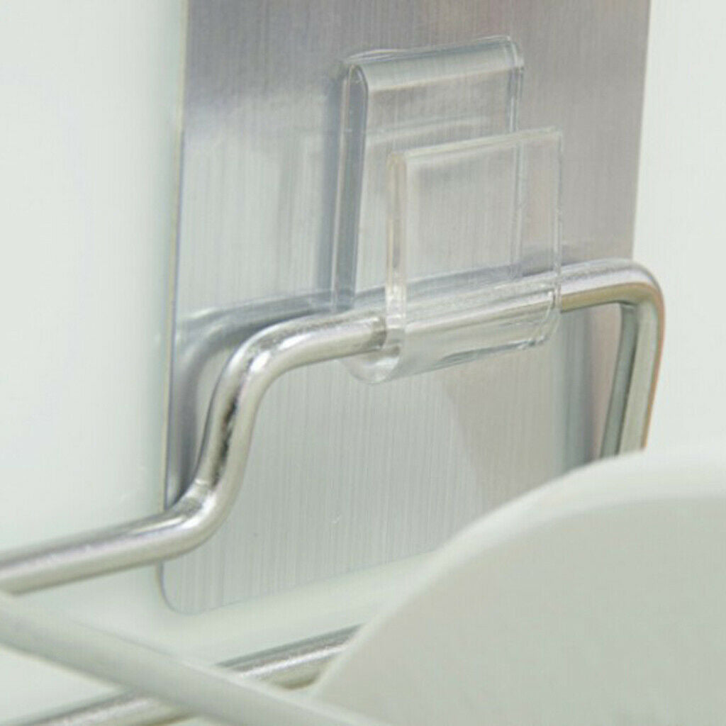 Adhesive Vacuum Traceless Sticky Buckle Removable Shelf Suppporter Holder