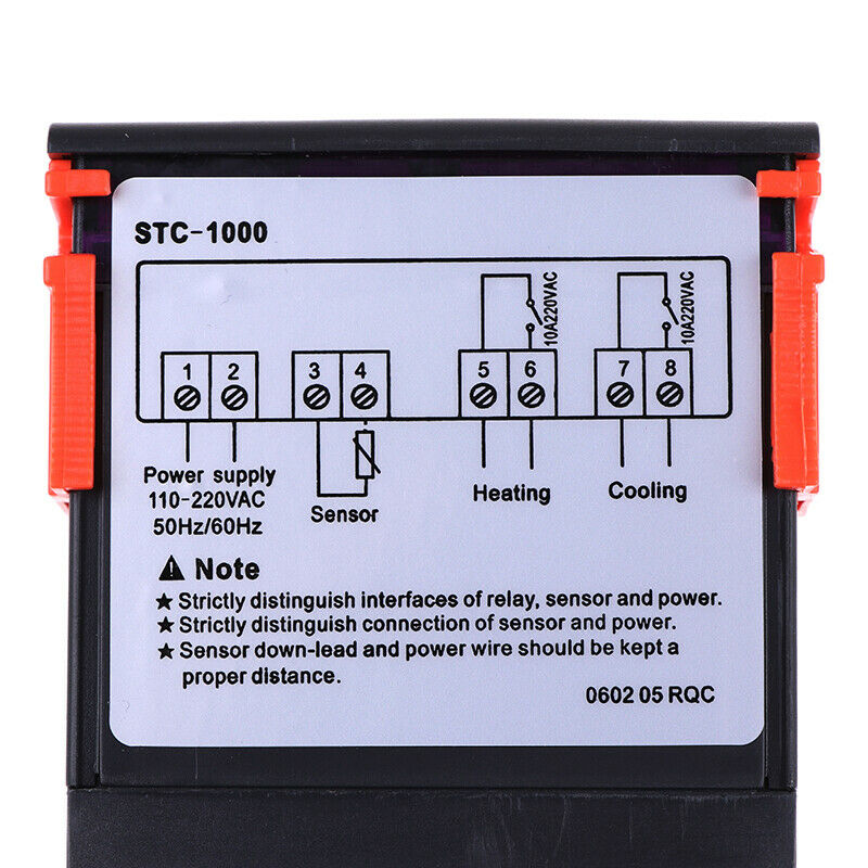 Digital 220V STC-1000 Temperature Controller Thermostat Regulator+Sen Lp XC