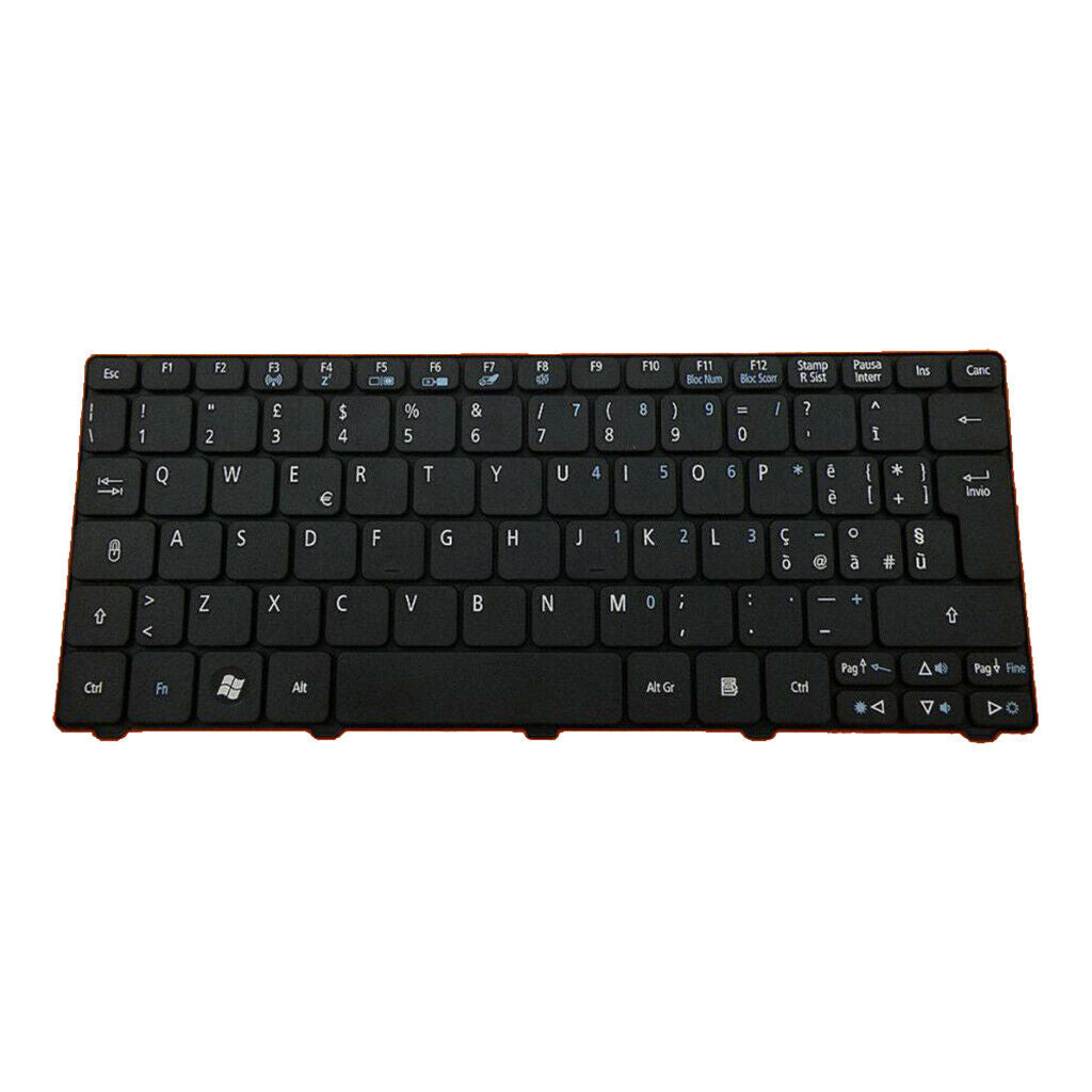 Black Replacement Italian Keyboard For Acer Aspire One D257 D270 Series