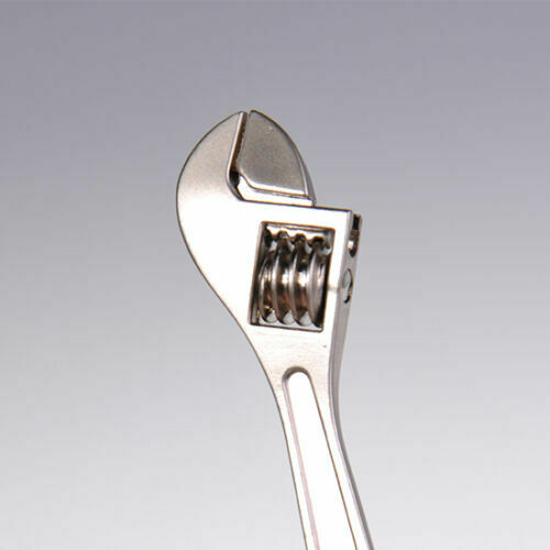 1x Stainless Steel Adjustable Creative Wrench Spanner Key Chain Ring Keyring HOT