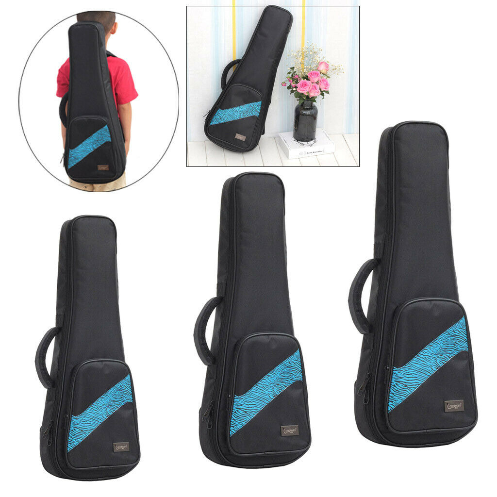 Ukulele Gig Bag Soft Padded Carrying Protect Backpack for Ukulele 21 Inch