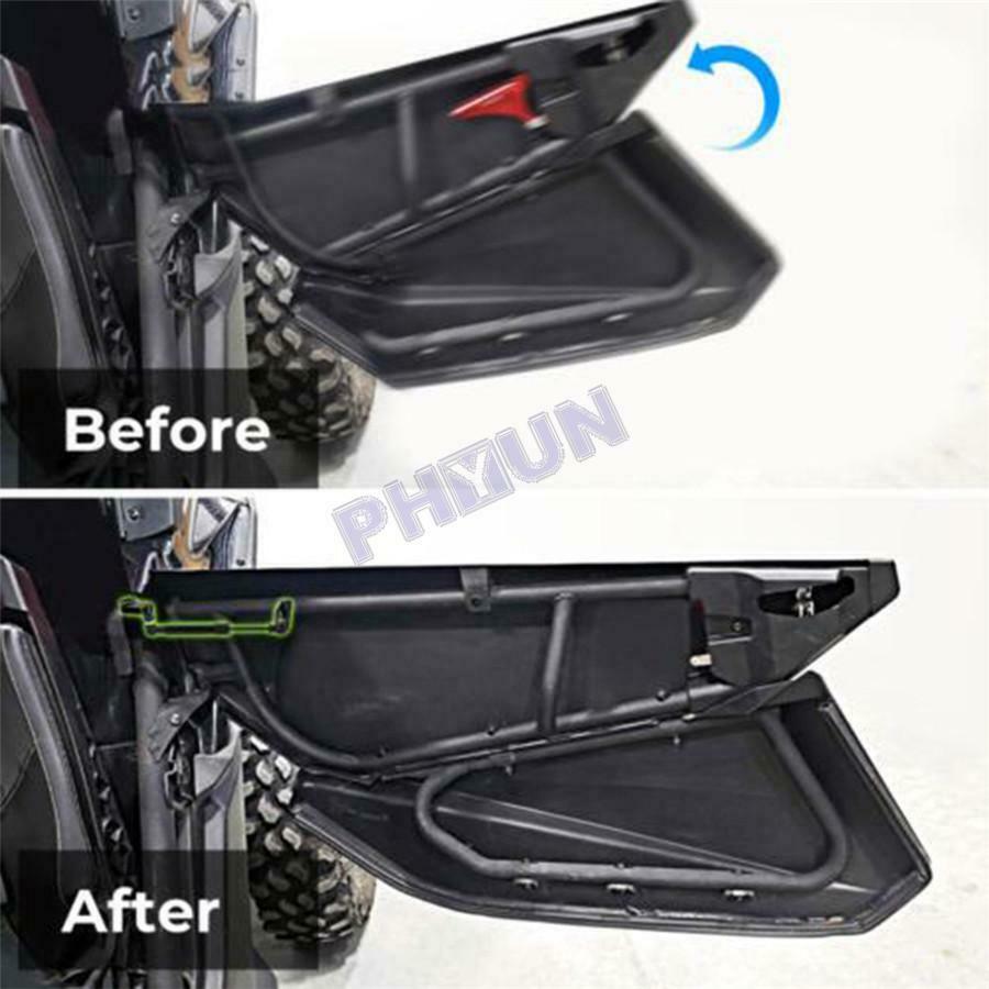 2x Billet Aluminum Door Opener Kits For Can-Am Maverick X3 2017 2018 2019 2020