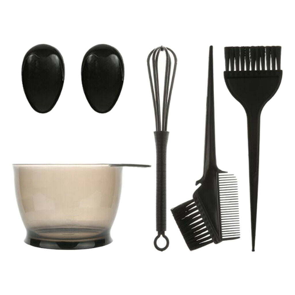 3 Sets Hair Coloring Brush Bowl Set Hair Color Brushes Comb Mixing Bowl