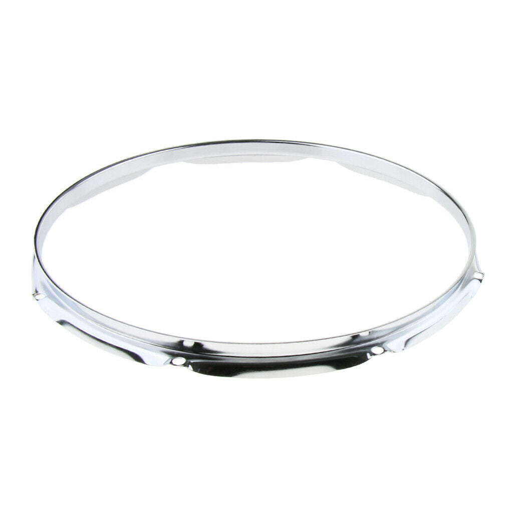 Heavy Duty 14 Inch 8 Lug Tom Drum Hoop Rim Batter Hoop 1.5Mm (Pack of 2)