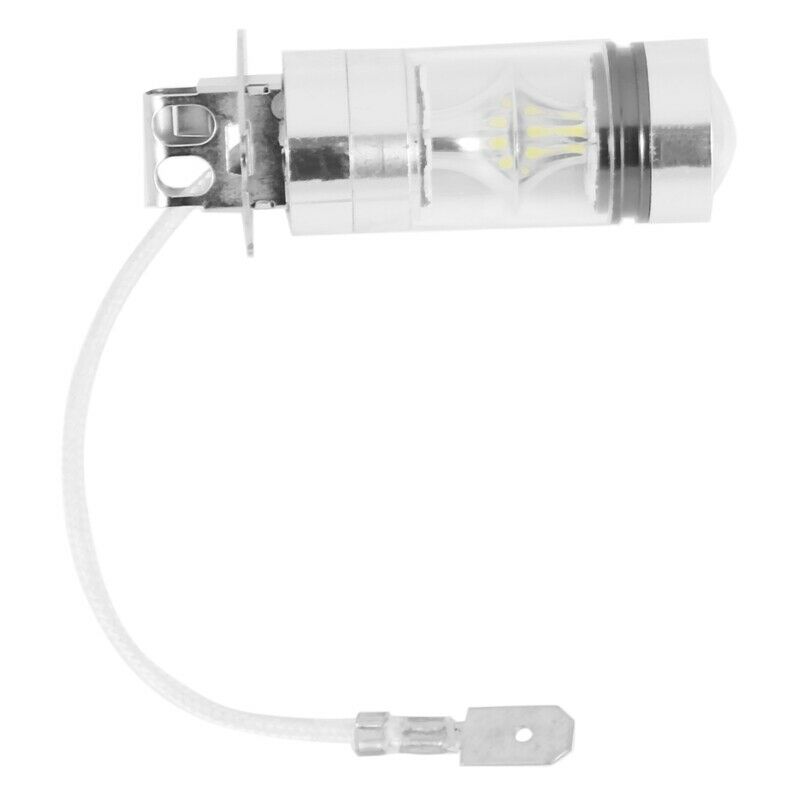 2Pcs 6000K White LED H3 100W 2323 Car Fog Light Bulb DRL E4P5