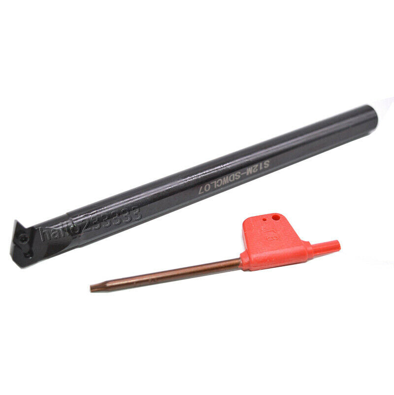 S12M SDWCL07 Lathe Internal Turning Tool Holder Boring Bar For DCMT070204 insert