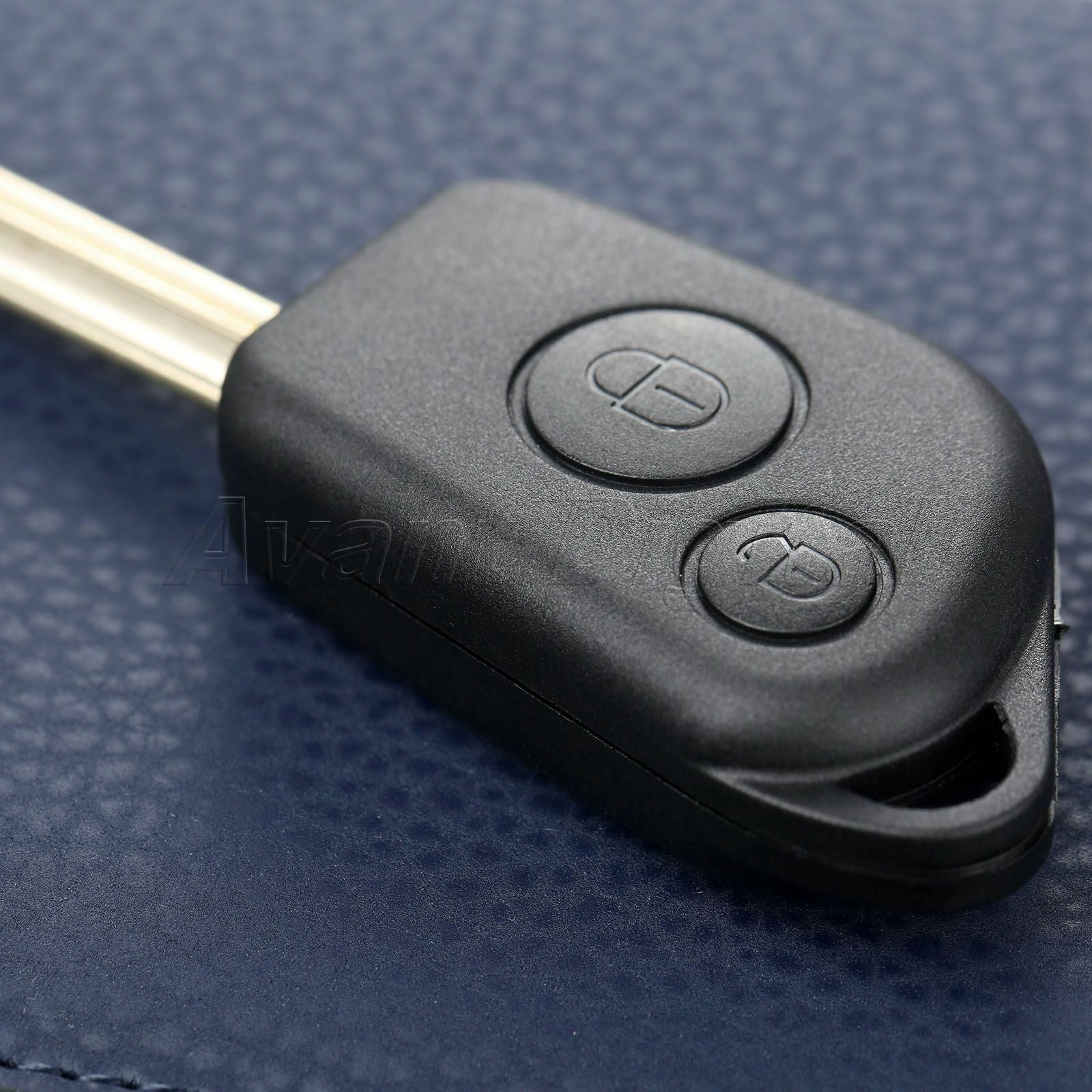 Car Remote Key Fob Case For Citroen Saxo Berlingo Picasso Xsara with Uncut Blade
