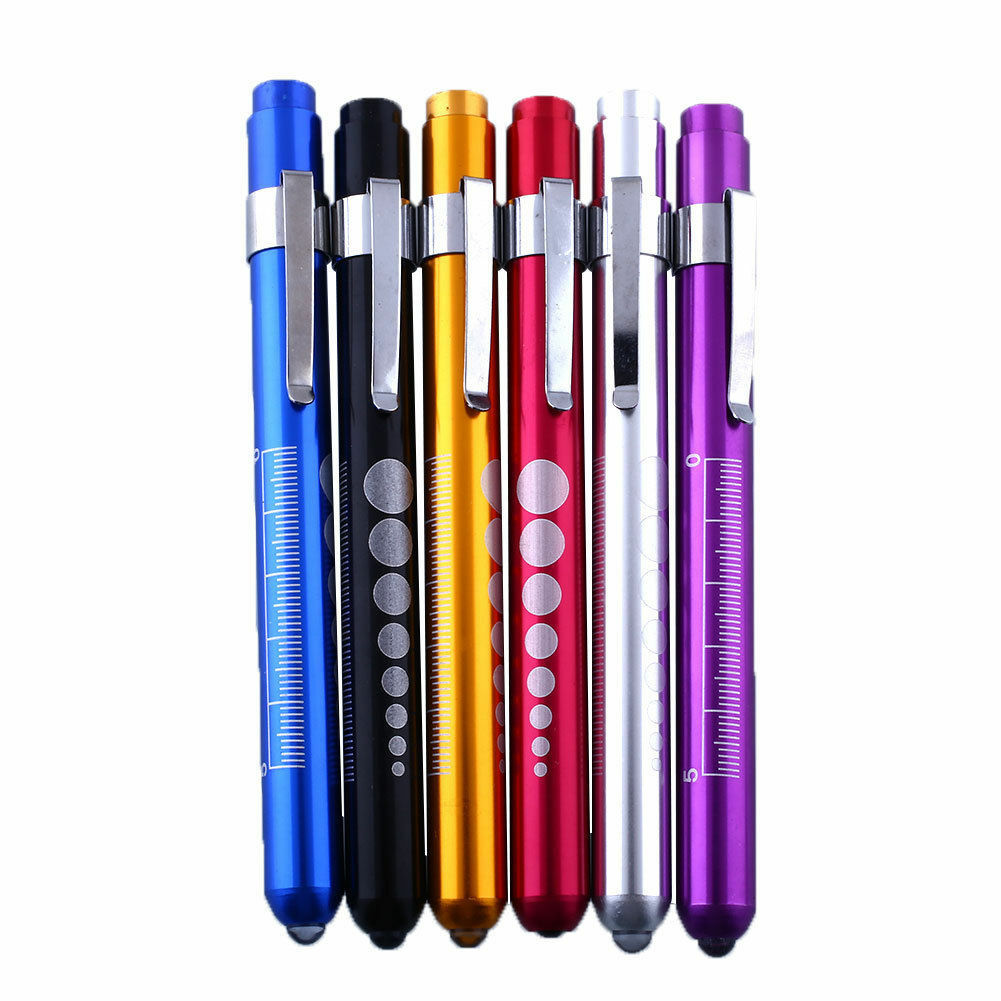 Cool First Aid LED Flashlight Pen Torch Doctor Nurse Emergency Penlight