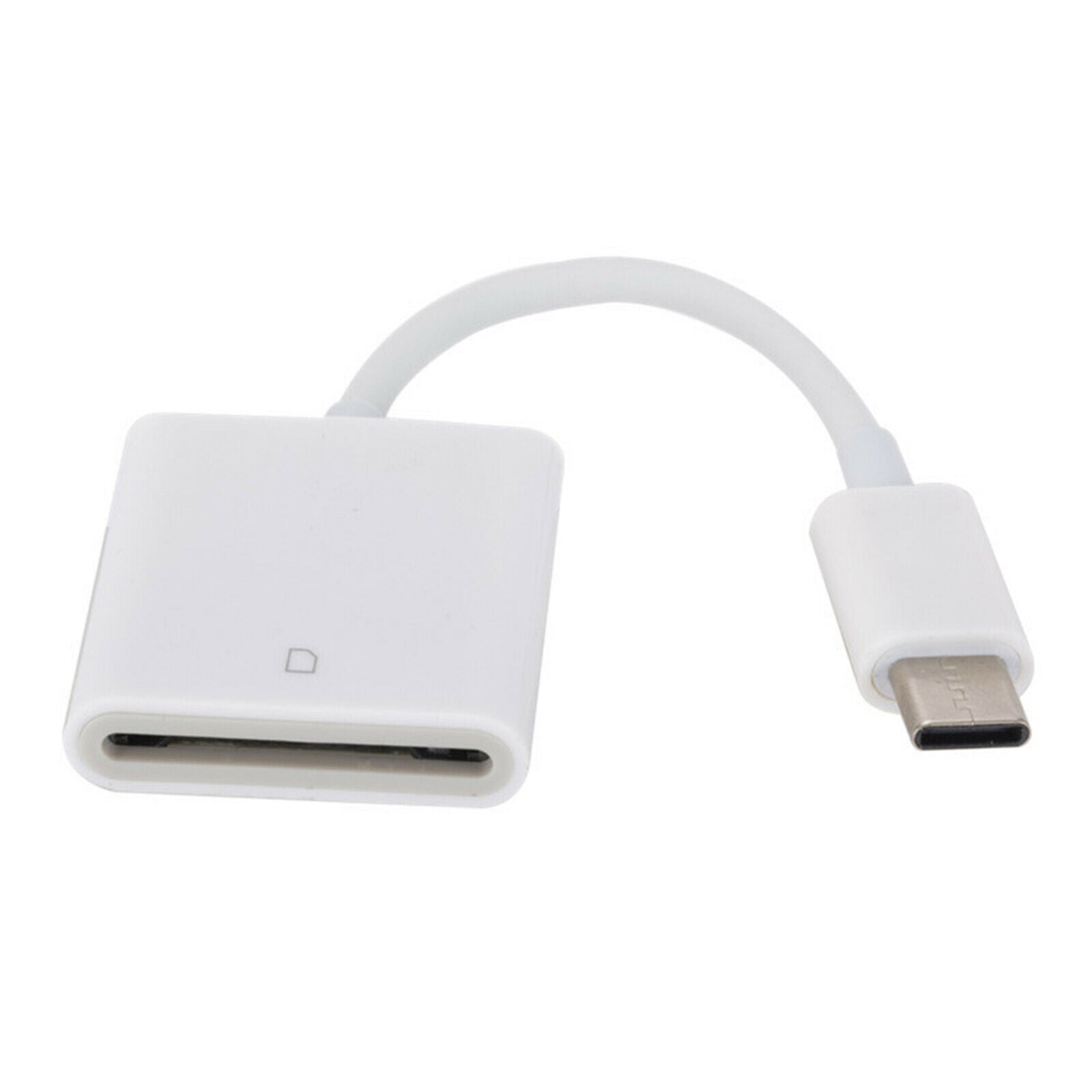 USB 3.1 Type C USB-C to SD SDXC Card Reader Adapter OTG Data Cable White