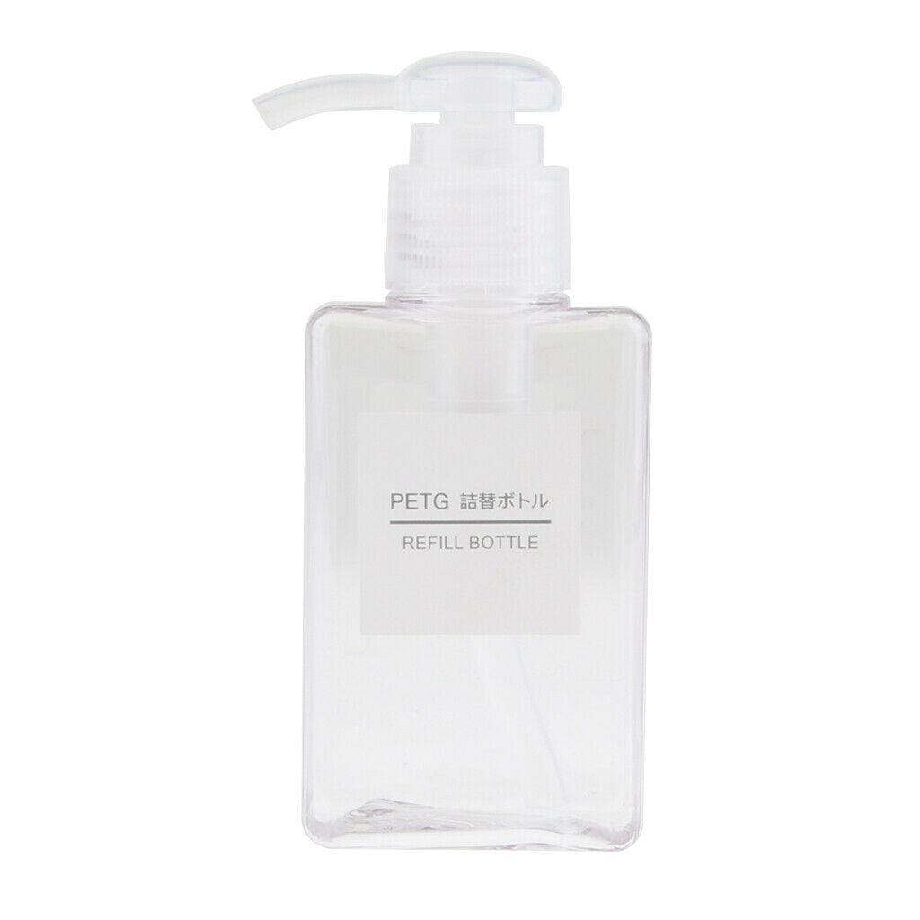 2pcs Clear Foaming Soap Dispenser Cosmetic Containers Bottles 100ml 150ml
