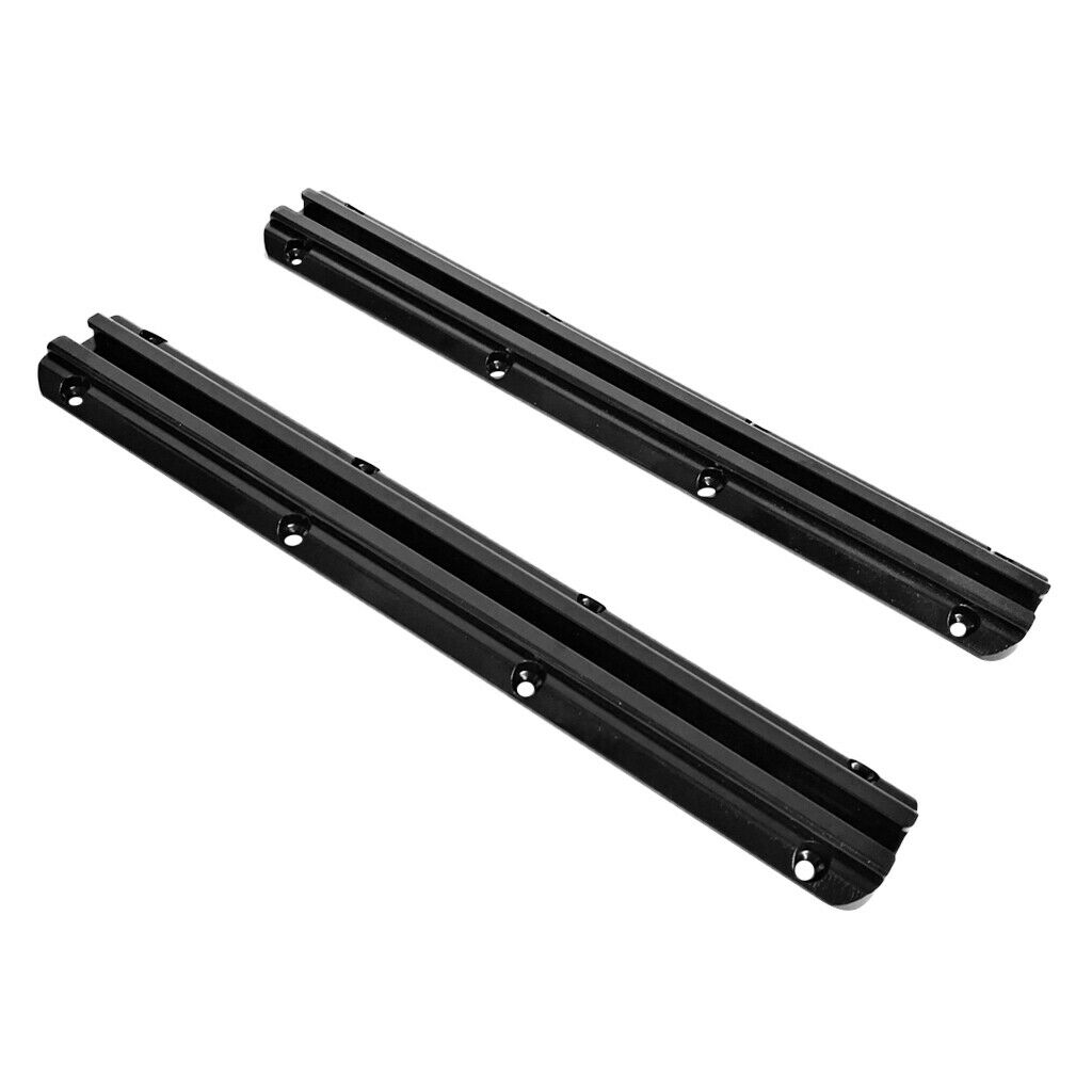 2pcs 12" Long Kayak Aluminum Slide Track Rails Accessories For Kayak Canoe