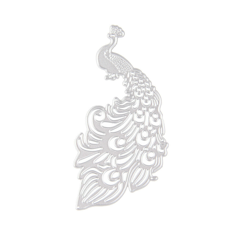 Peacock  Metal Cutting Dies Stencil Scrapbook Album Paper Card Emboss Craft Y Tt