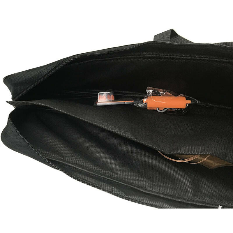 32" Archery Takedown Recurve Bow Bag Case Shoulder Carrier Holder Cover Quiver