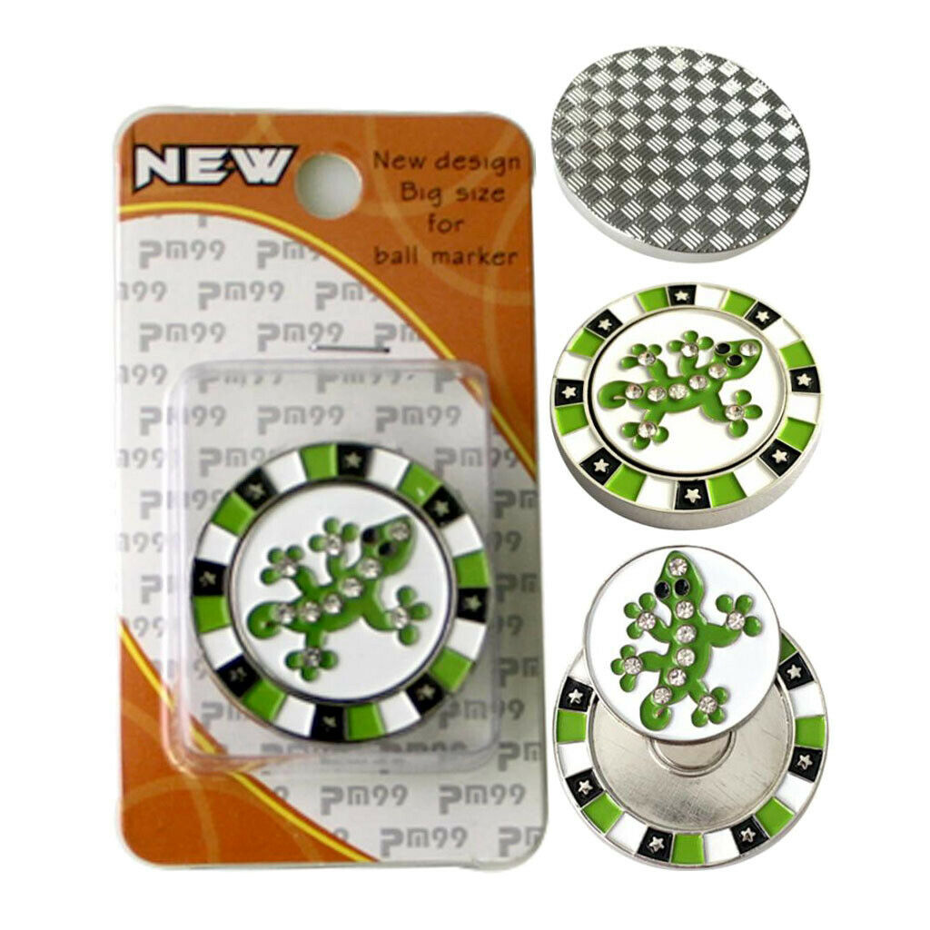 Golf Ball Markers with Magnetic Hat Clips Value for Men Women Children Golfer,