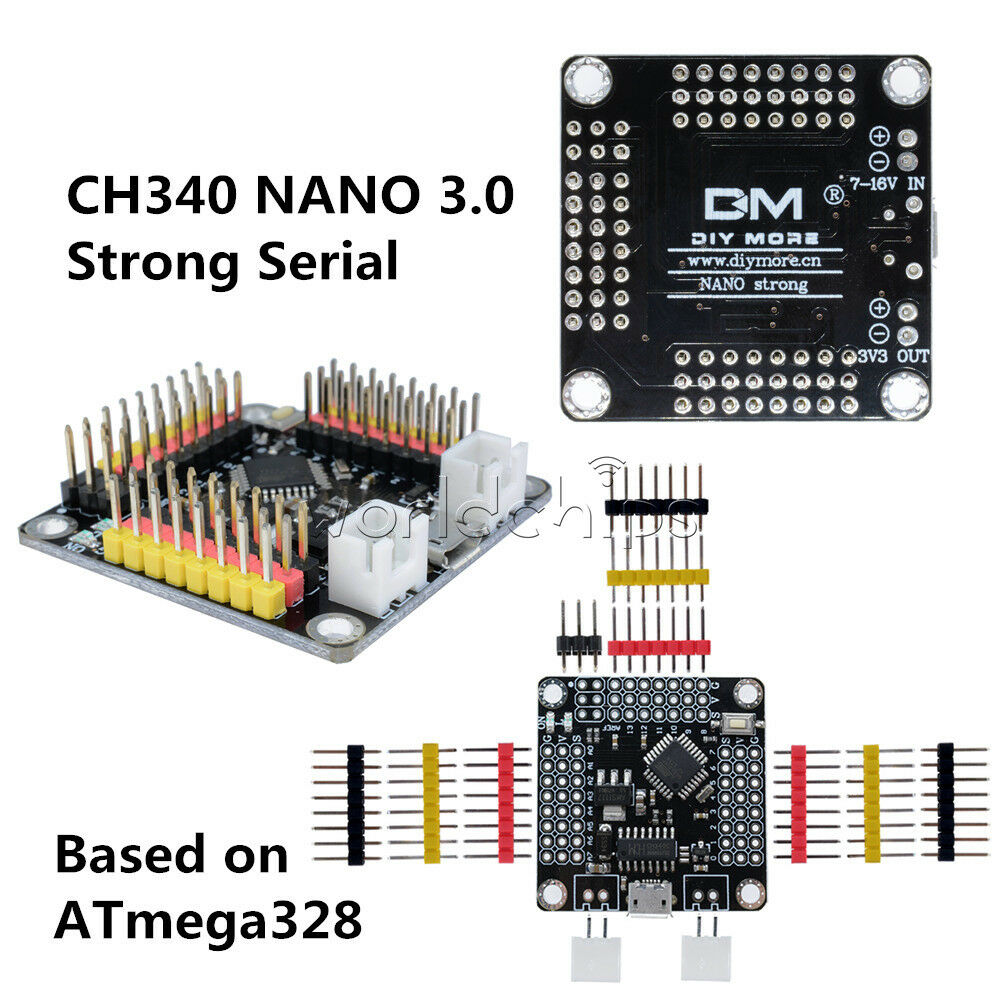 CH340G Nano V3.0 DM Strong 16Mhz Micro-Controller Board ATmega328P For Arduino