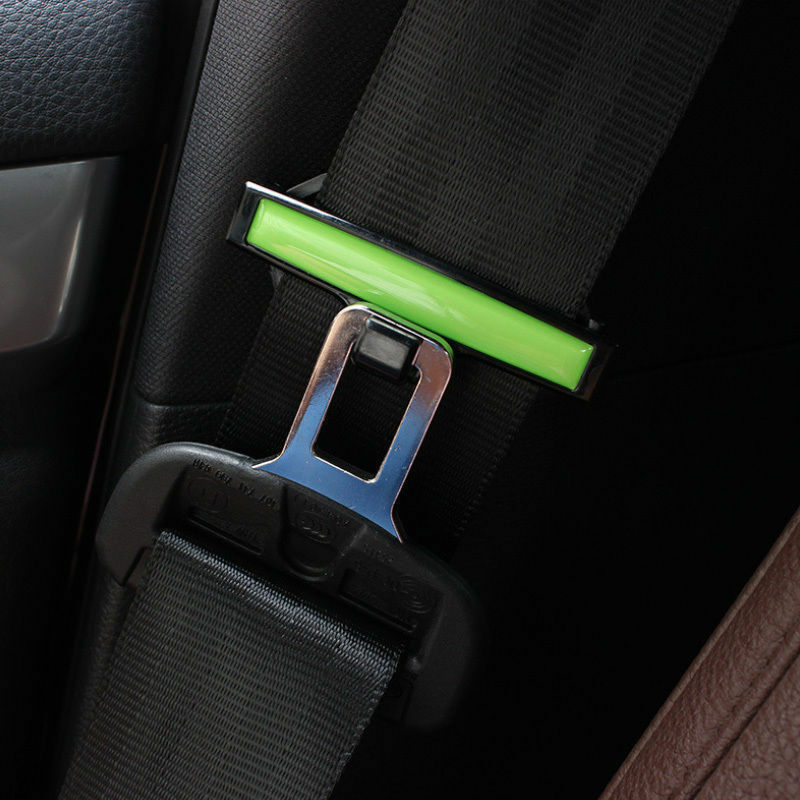 Car Seat Belt Clip Auto Fastener Safety Belt Buckle Elasticity Regulator 1pair
