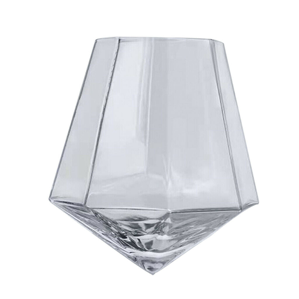 Fashioned Octagonal Glass Crystal Lustre Brandy Diamond Octagonal Glasses