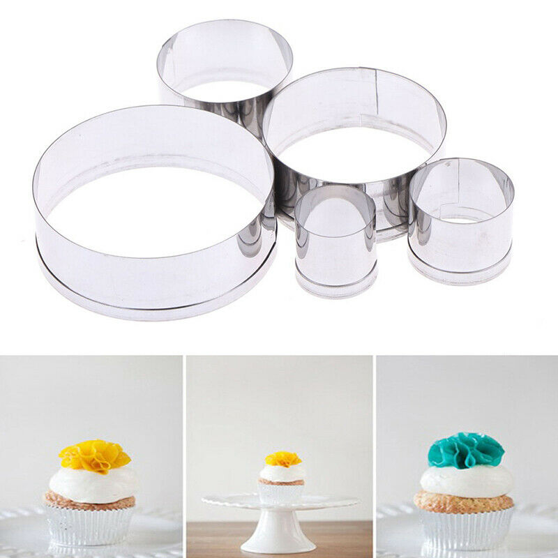 5Pcs DIY Round Polymer Clay Cutter Molds Pottery Ceramic Cutting Mould To.l8