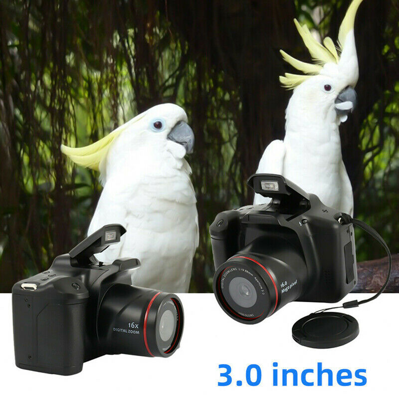 1080P Digital Camera Vlogging Video SLR Camera 3.0 Inch 16x Zoom Ultra HD