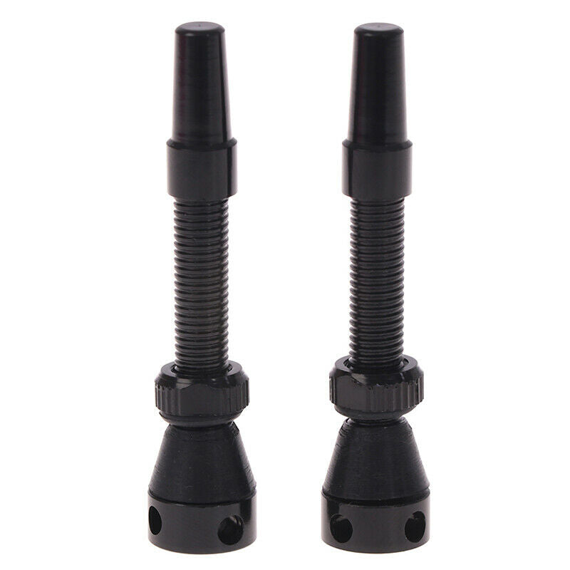 1 Pair 40mm Tubeless Air Valve for Road Bike Tubeless Valve Stem Bicy FG