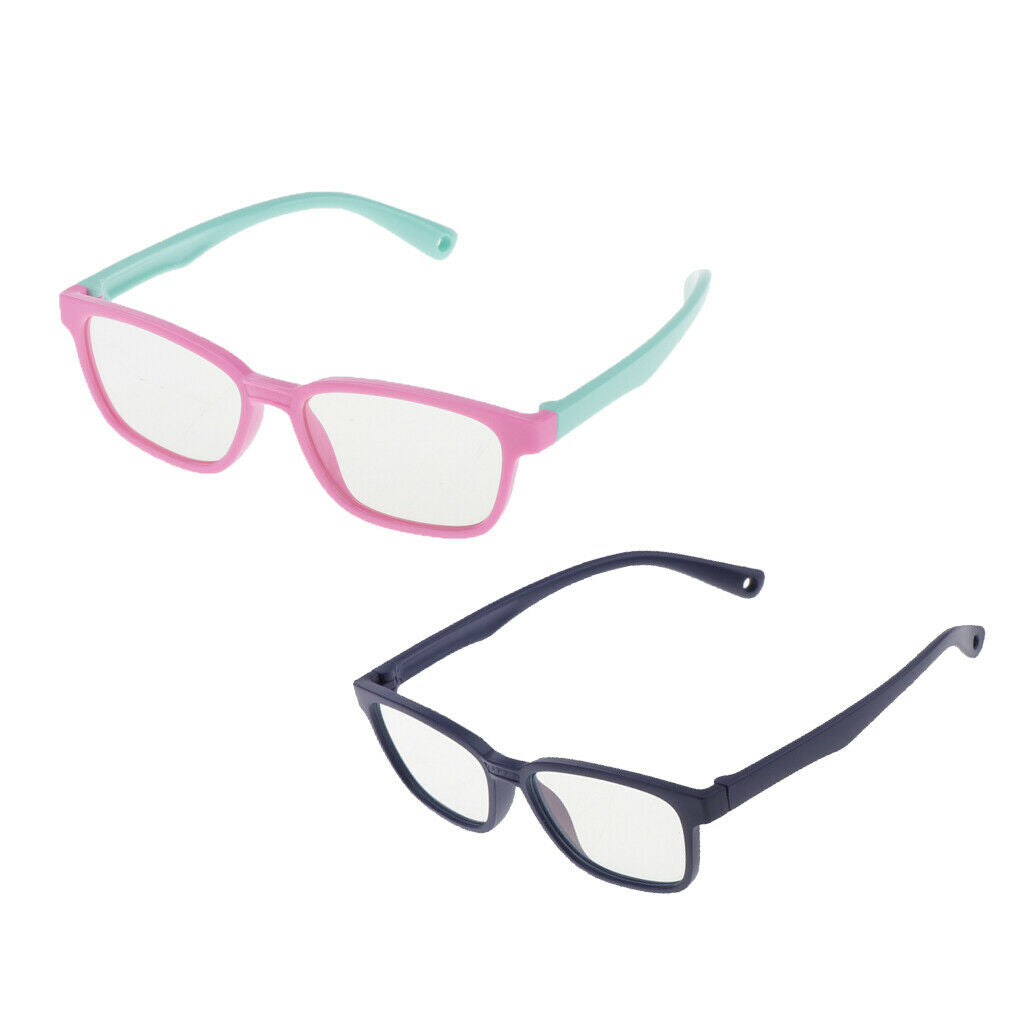 2pcs Children Eyeglass Anti Blue Light Sunglasses Computer Glasses Eyewear