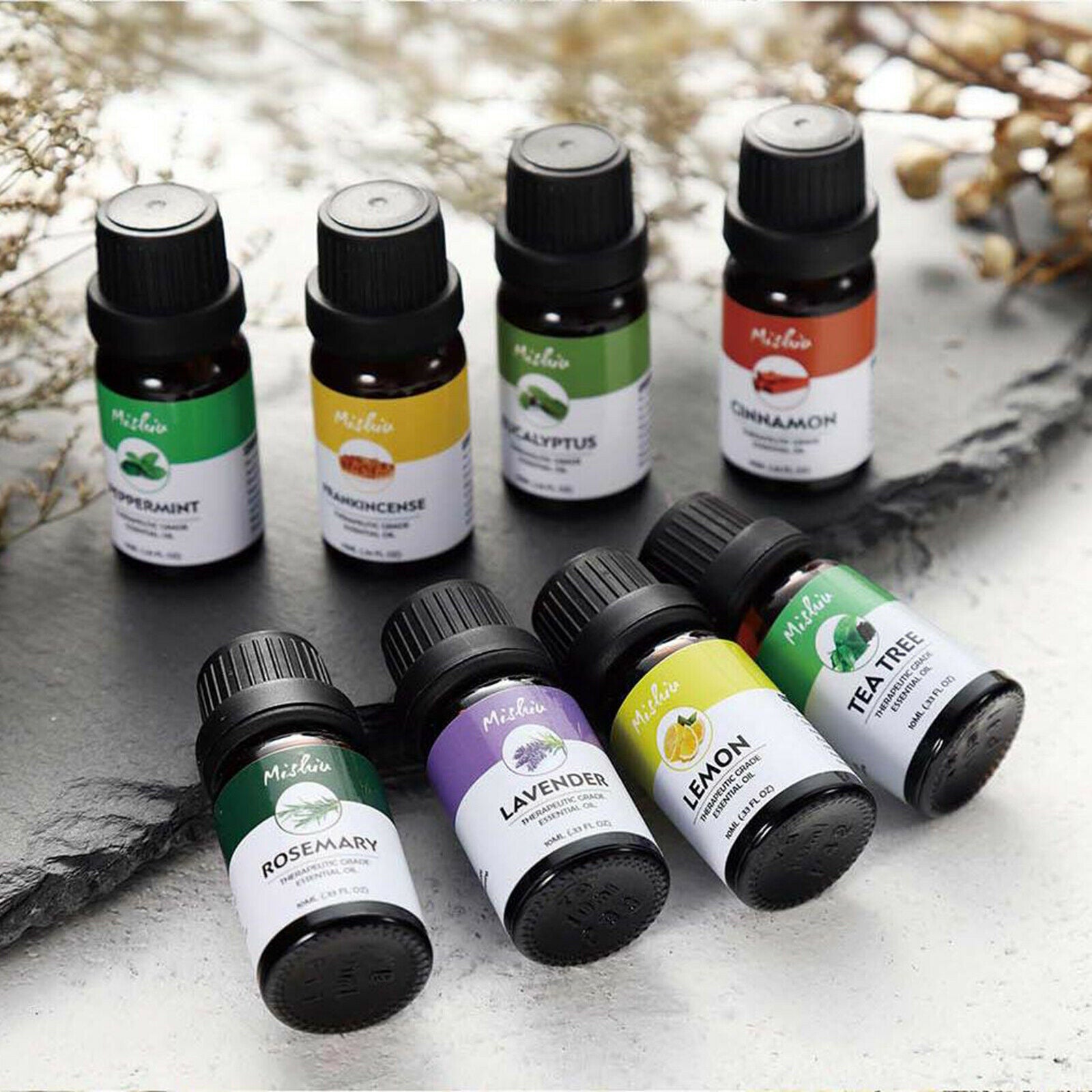 1Set Natural Essential Oils Kit for Humidifier Aromatherapy Hair