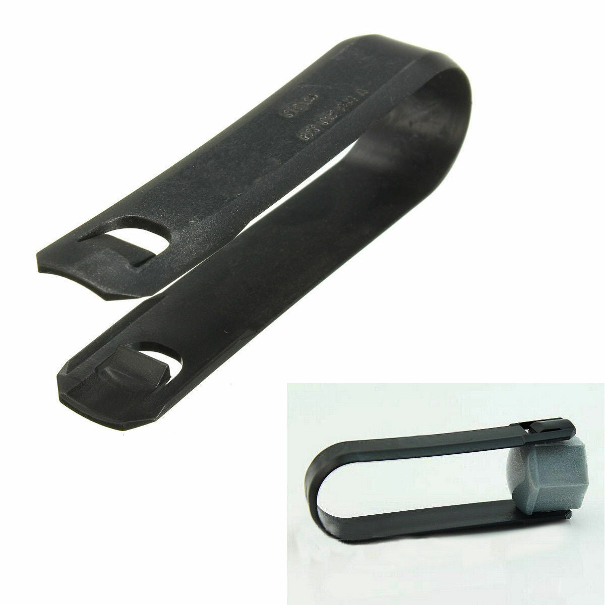 2PCS Black Wheel Nut Bolt Covers Cap Remover Tool Key Tweezers For Skoda