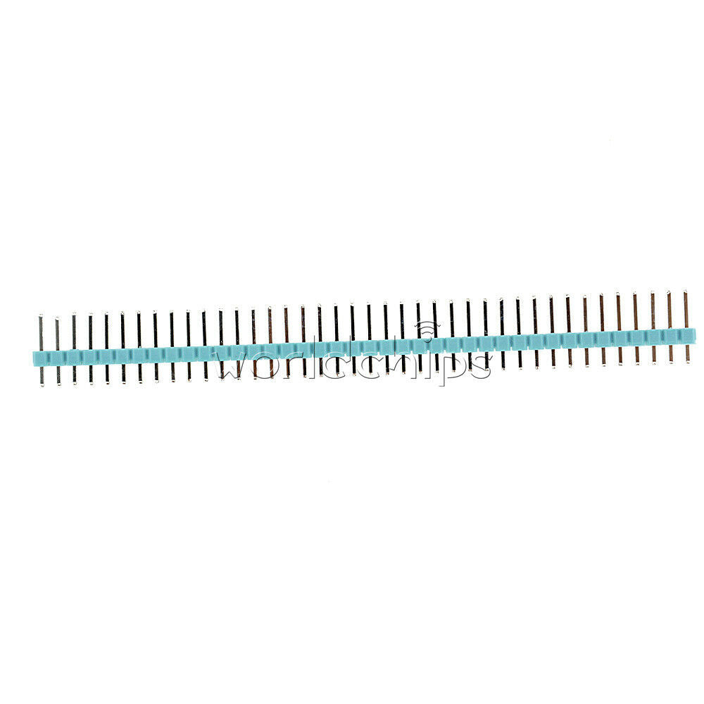 10PCS 2.54mm Green 40Pin 1x40P Male Breakable Pin Header Strip Connector New