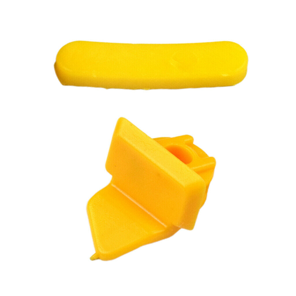 2Pcs Yellow Wheel Protection Plastic 27mm Tire Changer Bird Head Remover Pad
