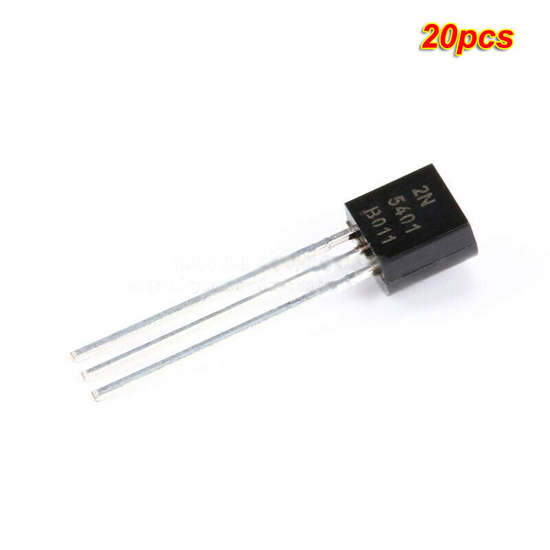 20pcs DIP Triode 2N5401 TO-92 PNP 150V/0.6A transistor Copper feet