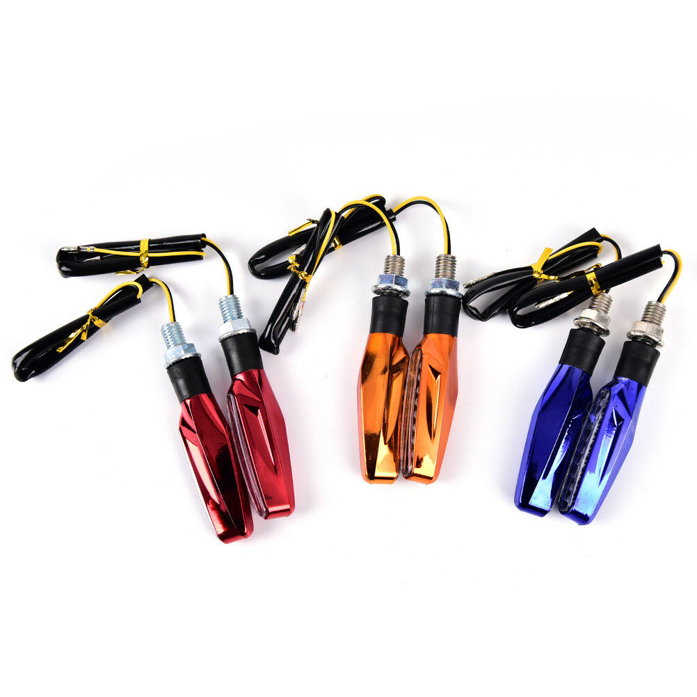 1x motorcycle turn signal light led indicator universal blinker flasher bl.l8