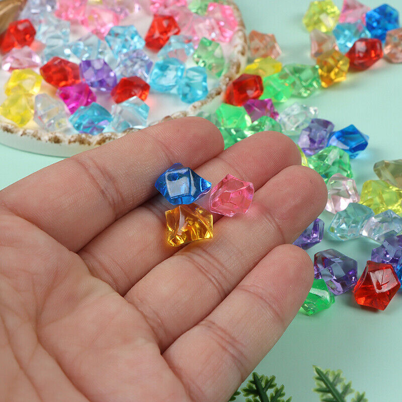 100Pcs Artificial Ice Bare Irregular Plastic Ice Photography Fish Tank De JYDFA