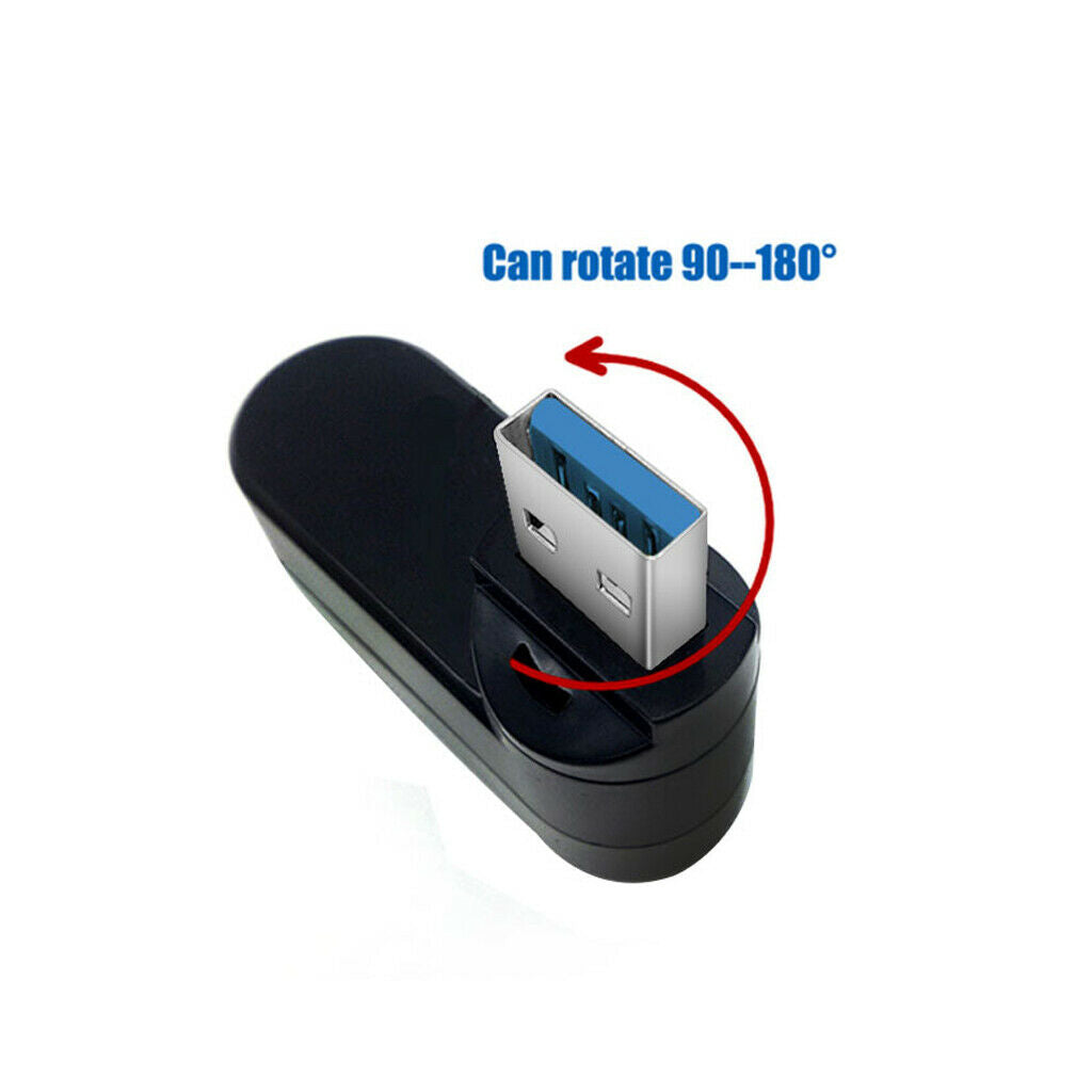 3Ports USB 3.0 USB 2.0 HUB USB Hub Splitter For Air Pro Laptop PC Black