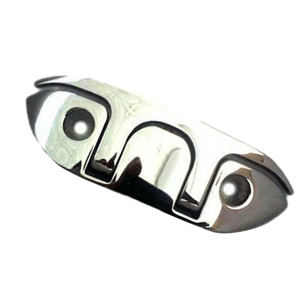 Marine Boat Flip Up 5inch Folding Cleat, Dock Stainless Steel Fasteners