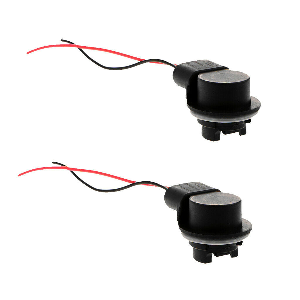 2 Pieces 3156B Bulb Socket Car Turn Signal Light Harness Wire Plug Adapter