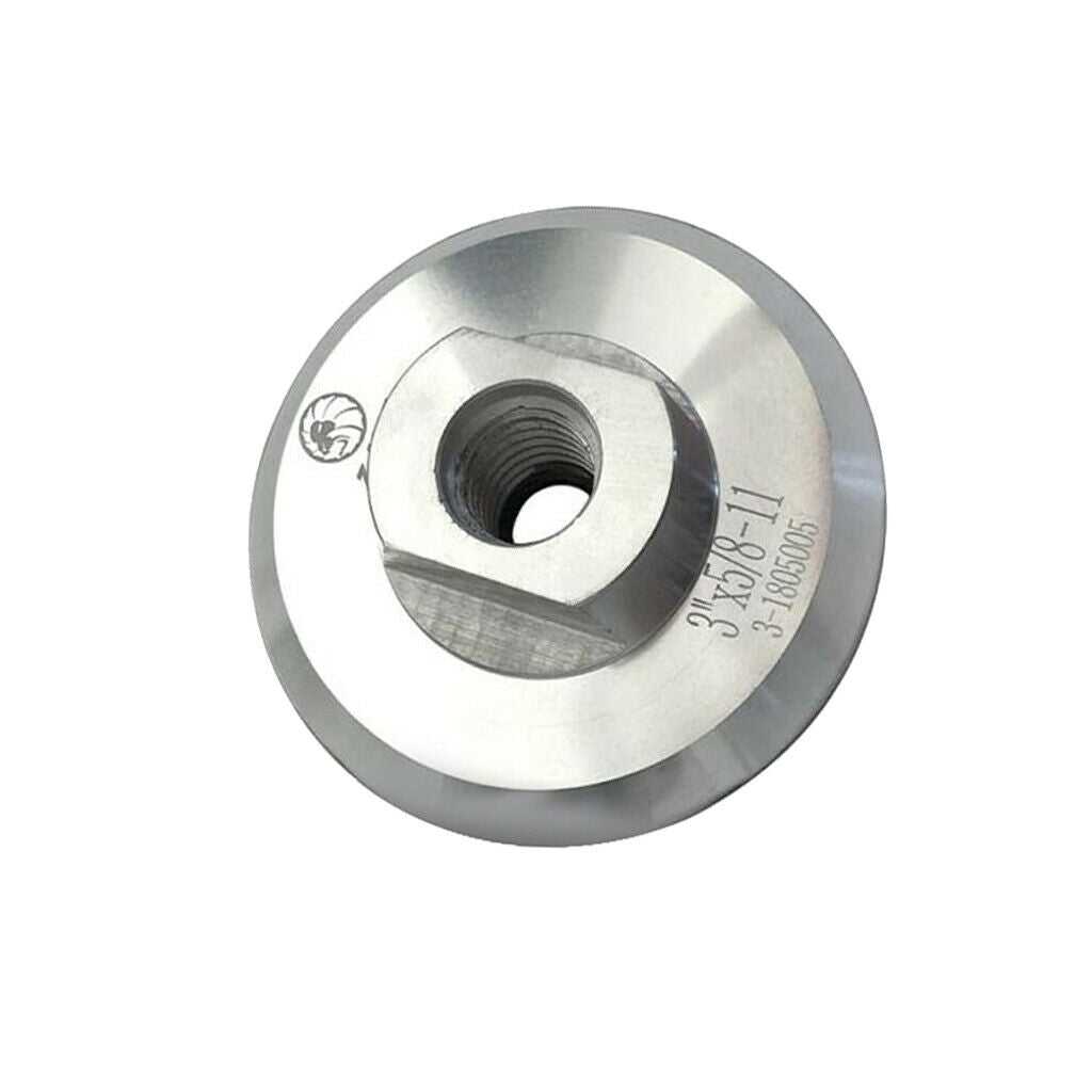 Aluminum Back Holder for Diamond Polishing Pads 5/8"-11 Thread 3inch