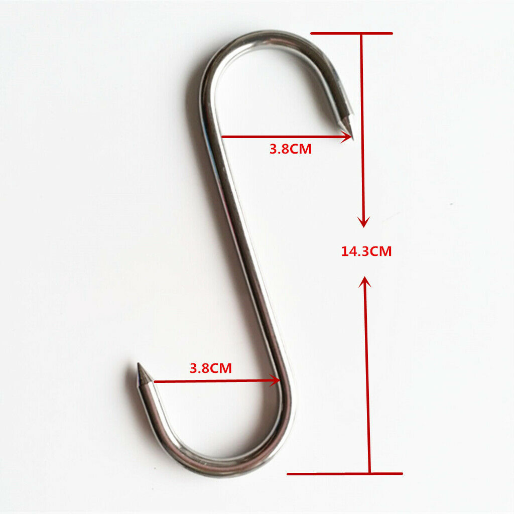 Meat Hooks S-Hook Stainless Steel Meat S Hook