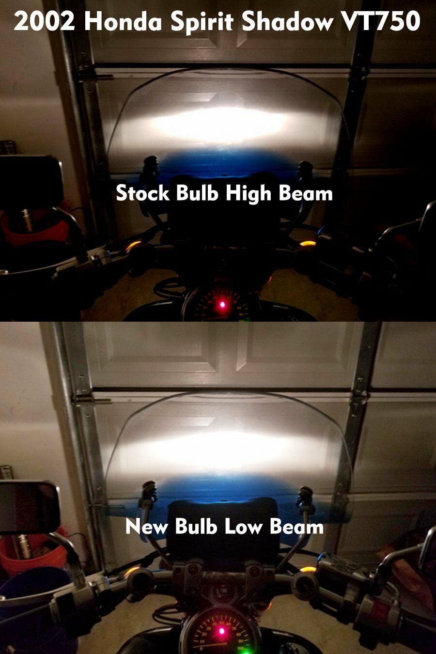 1Pc Four Side Bright H4 LED Motorcycle Headlight Blub DC 6000K Scooter Accessory