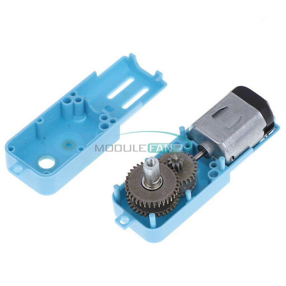 5Pcs 110RPM 1:90 Geared Motor TT Roboter Smart Auto Chassis DIY Anti Interferenz
