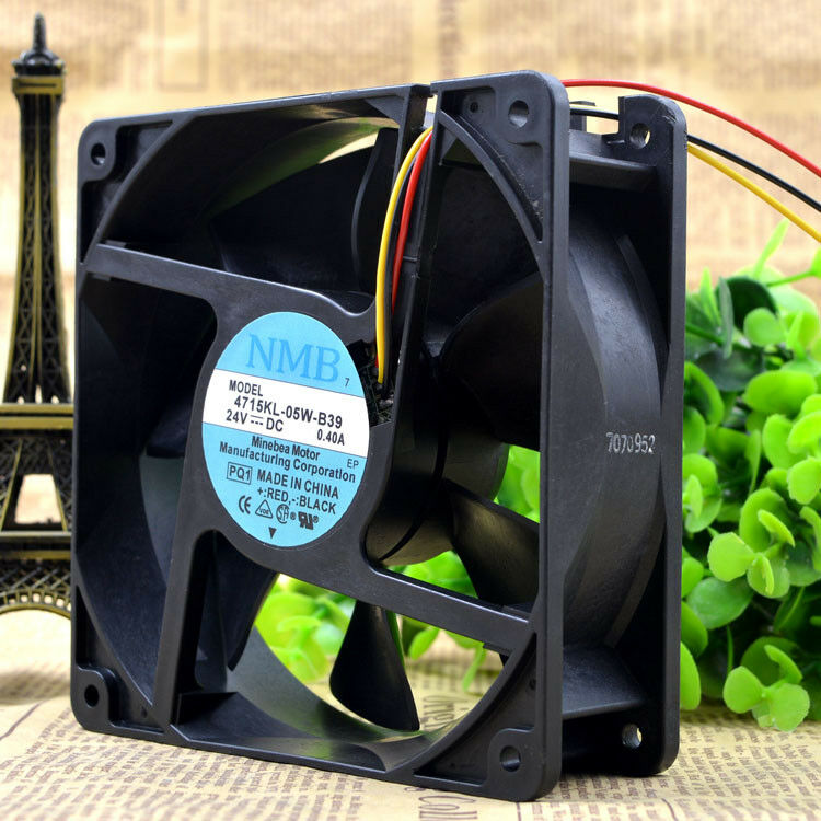 For 1 PCS NMB 4715KL-05W-B39 12038 12cm 120mm DC 24V Axial cooling fan 3 Pin