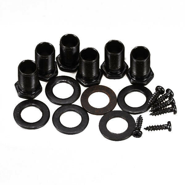 Set Acoustic Guitar Bridge Pins Saddle Nut+Tuning Pegs Tuner Machine Heads 3L 3R