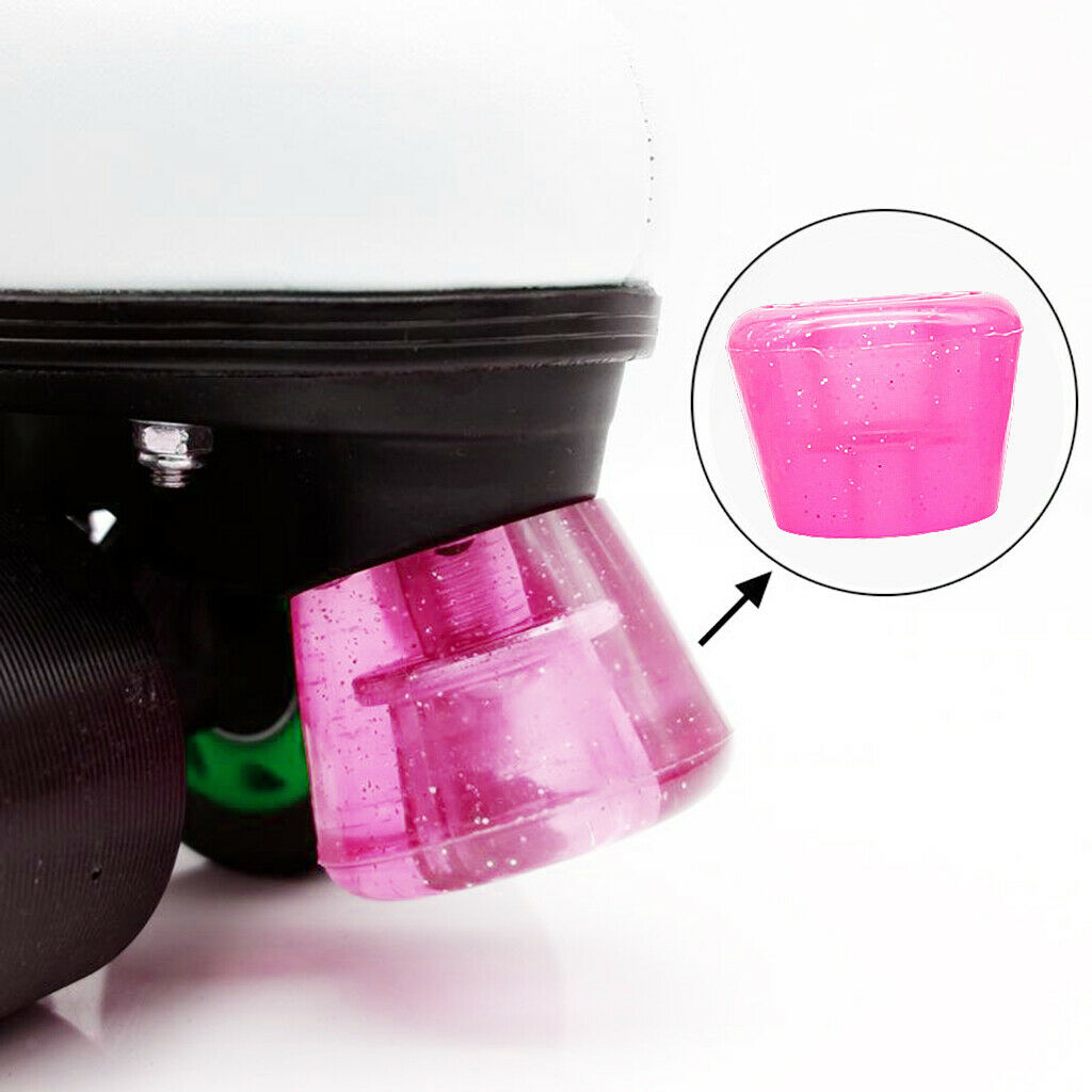 Skate Top Stopper Outdoor Roller Inline Skate Brake Block Blocker Pad Plugs Pink
