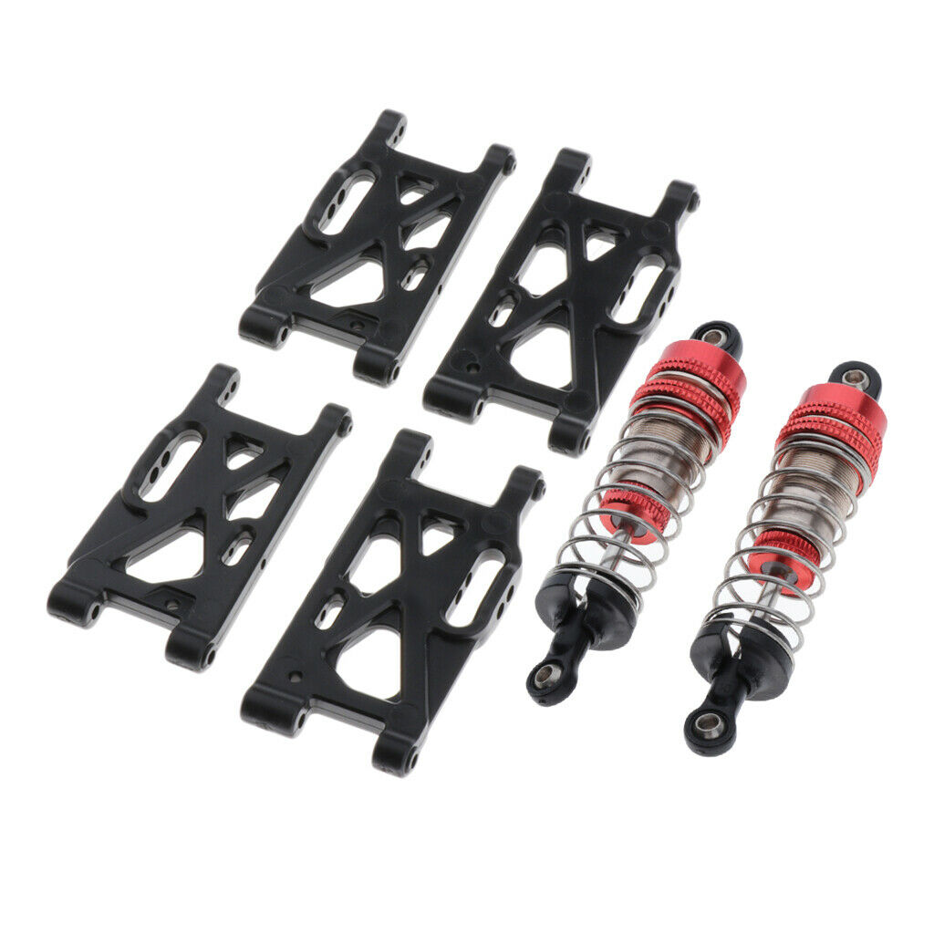 RC Car Shock Absorber & Front Rear Suspension Arms for WLtoys 144001 RC Car