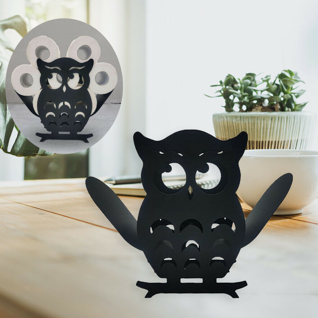 Creative Toilet Paper Holder Tissue Storage Stand Rack Washroom Ornament