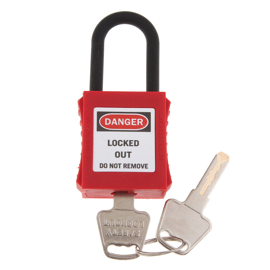 10Pieces/Set Safety Lockout Padlock Lockout Nylon Lock Beam, Engineering Plastic